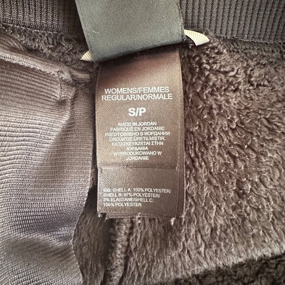 The North Face Athletic Women's Sherpa Straight Leg Pants Flat Front Black Sz S - Picture 7 of 9